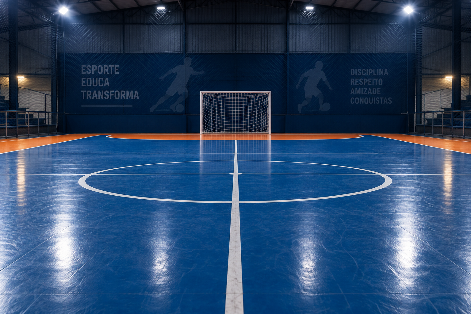 Tela de acesso do Futsal Escolar